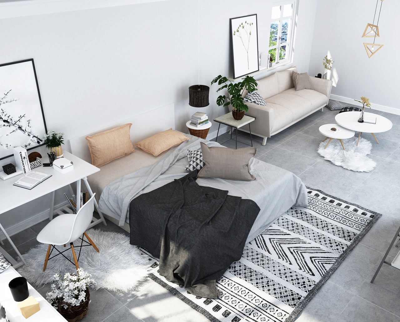 ワンルーム 一人暮らしのレイアウト 暮らしの手作り