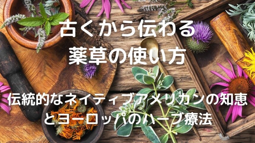 古くから伝わる 薬草の使い方 伝統的なネイティブアメリカンの知恵 とヨーロッパのハーブ療法