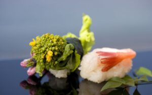 菜花の握り寿司
