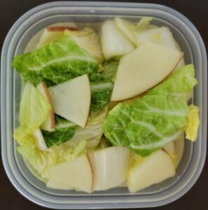 白菜とリンゴのクリュディテ