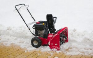 春の除雪機