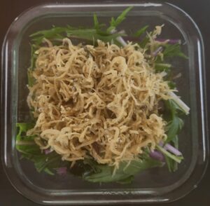 水菜サラダじゃこドレッシング