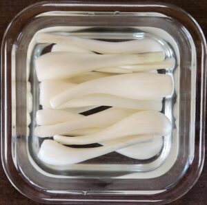 エシャレット塩水漬け