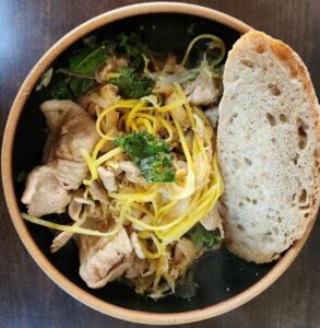 ケールと豚肉オイスターソース炒め