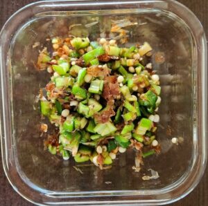 オクラおかか醤油