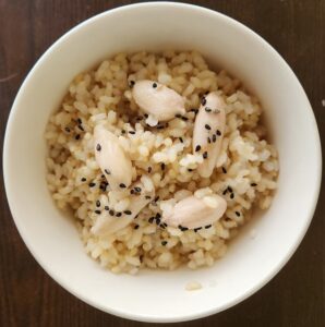 落花生の炊き込みご飯