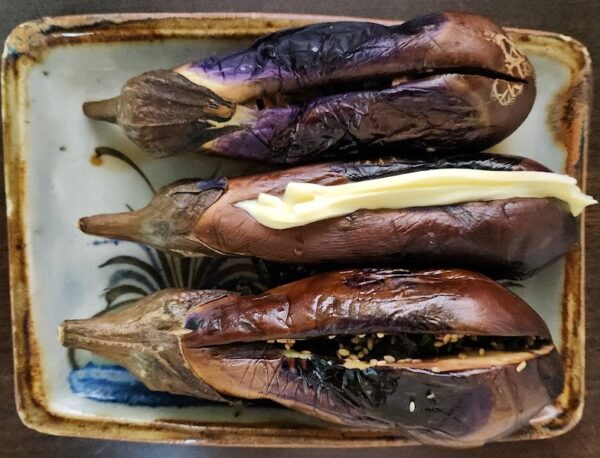 ナス丸焼き