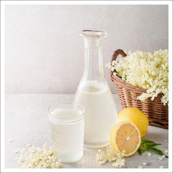 エルダーフラワーのシロップ